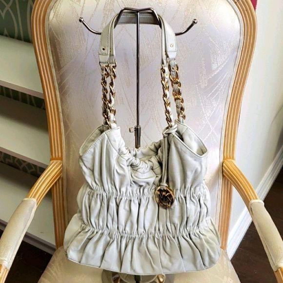 Micheal 💕💕 Kors Cream Soft Leather Bag - Picture 7 of 16